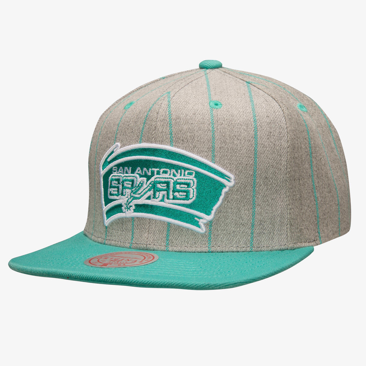 NBA GRAY PIN POP SNAPBACK HWC SPURS - Grey Heather