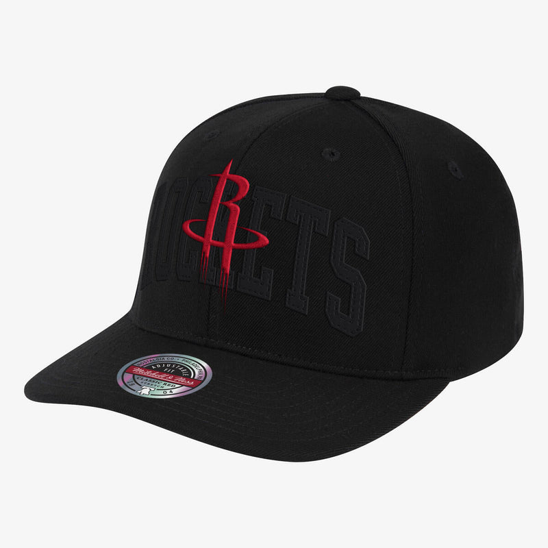 NBA DOUBLE TRIPLE STRETCH SNAPBACK ROCKETS - Black