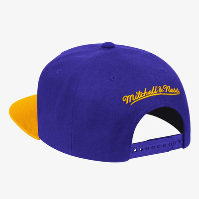 NBA WOOL 2 TONE SNAPBACK LAKERS - Purple-Gold - Image 2