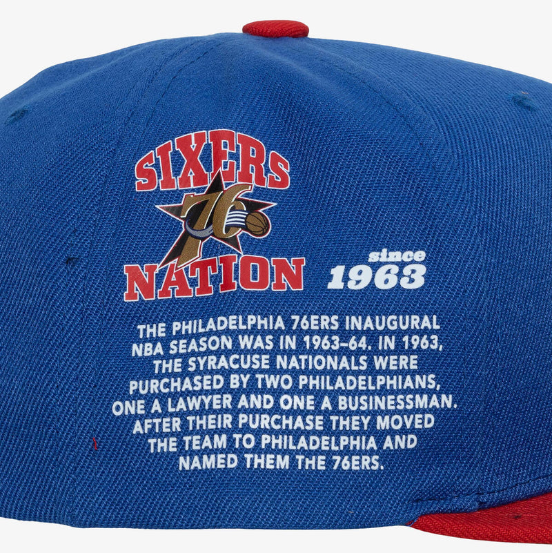 NBA TEAM ORIGINS SNAPBACK HWC 76ERS - Blue - Image 3