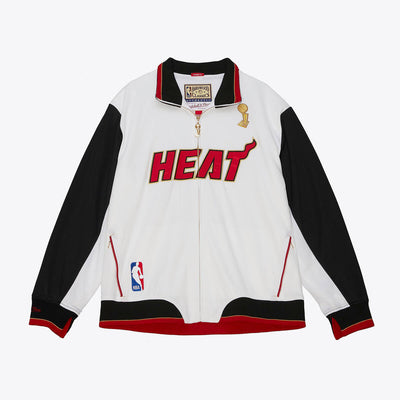 NBA CHAMPIONSHIP JACKET HEAT 2012 White AFZJ4937-MHE12PPPWHIT - Image 1