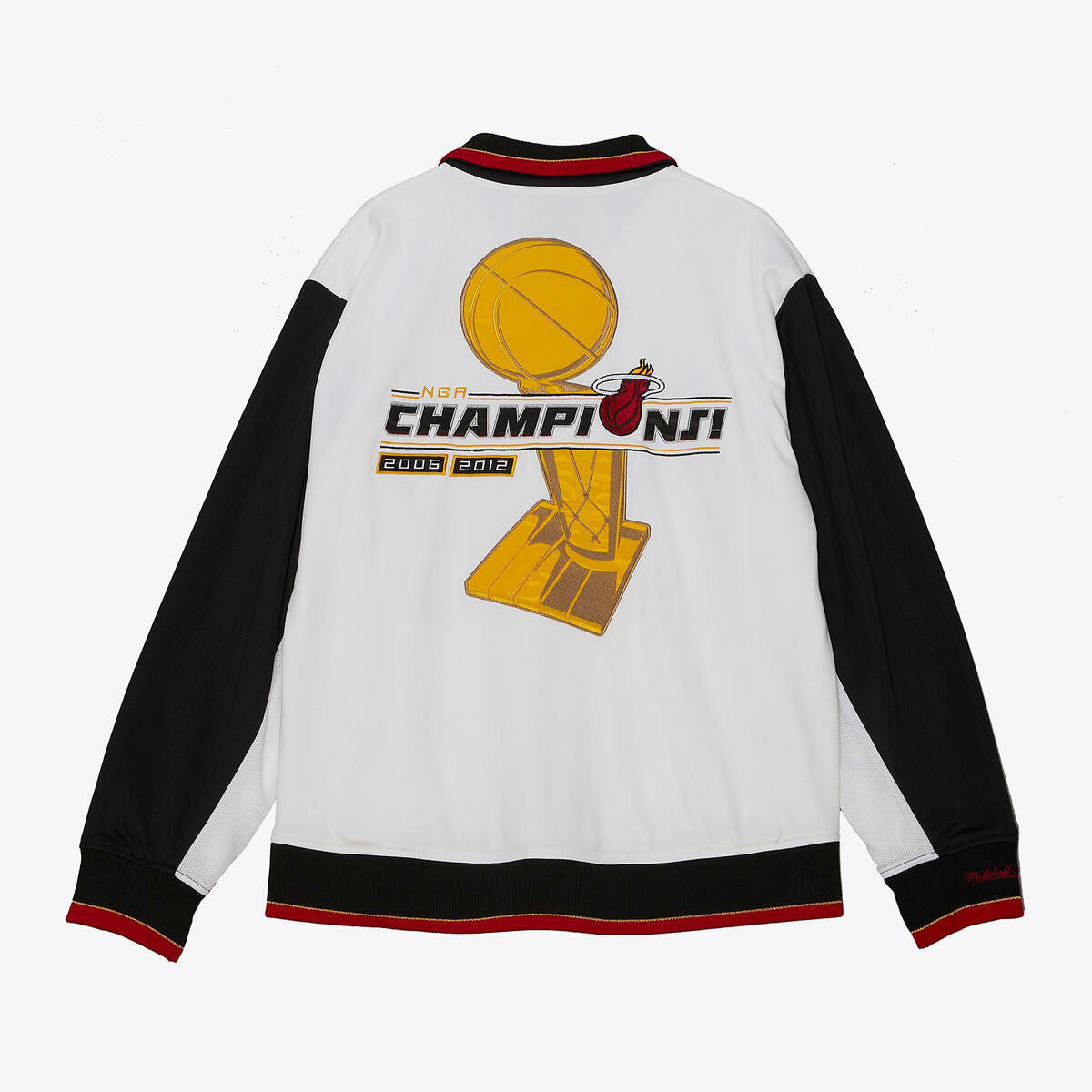 NBA CHAMPIONSHIP JACKET HEAT 2012 White AFZJ4937-MHE12PPPWHIT - Image 2