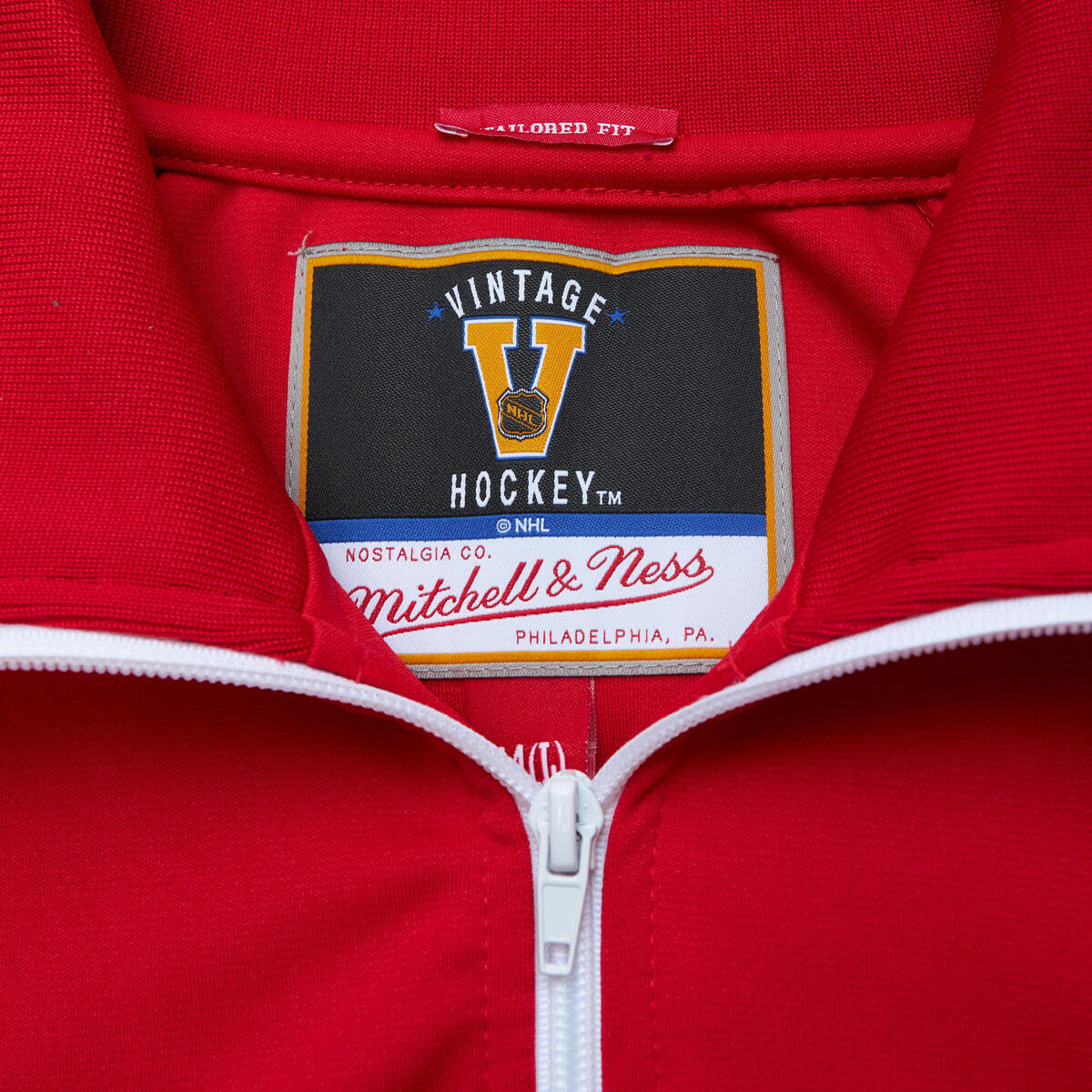 NHL WARM UP JACKET BLACKHAWKS 1971 BOBBY HULL Red AFZJ6248-CBH71BHURED1 - Image 1