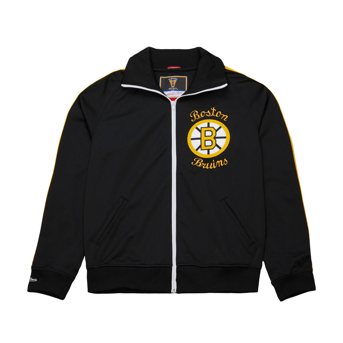 NHL WARM UP JACKET BRUINS 1984 Black AFZJ6253-BBN84PPPBLCK - Image 1