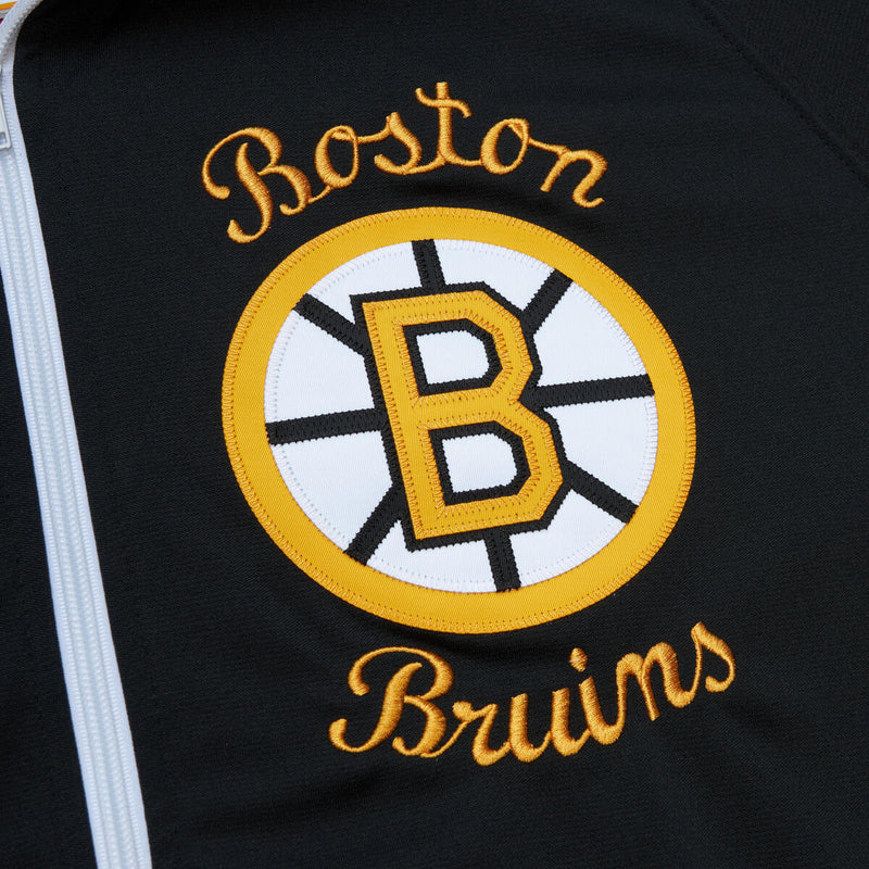 NHL WARM UP JACKET BRUINS 1984 Black AFZJ6253-BBN84PPPBLCK - Image 3