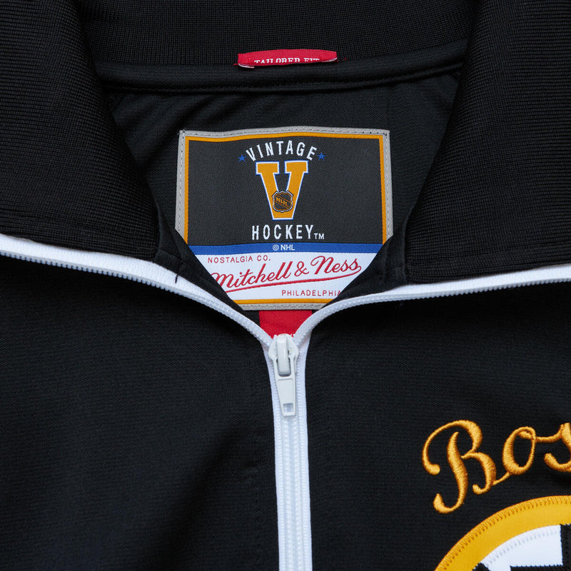 NHL WARM UP JACKET BRUINS 1984 Black AFZJ6253-BBN84PPPBLCK - Image 4