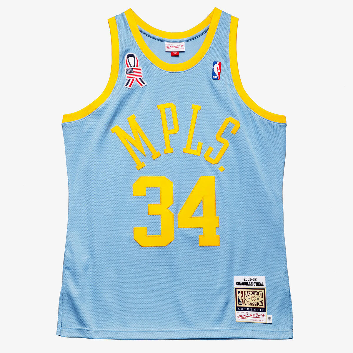 NBA AUTHENTIC JERSEY LAKERS 2001 - Columbia Blue - Image 1