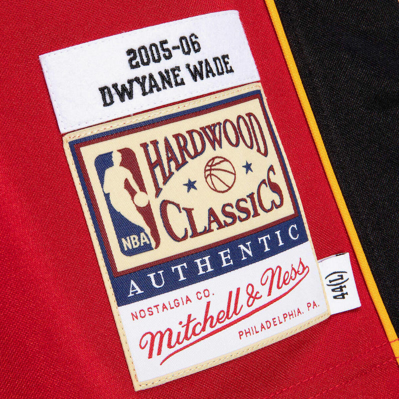 NBA ALTERNATE FINALS JERSEY HEAT 2005 DWYANE WADE - Scarlet - Image 4