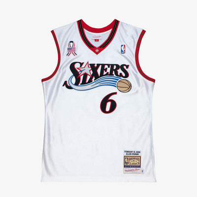 NBA ALL-STAR EAST JERSEY 2002 ALLEN IVERSON - White - Image 1
