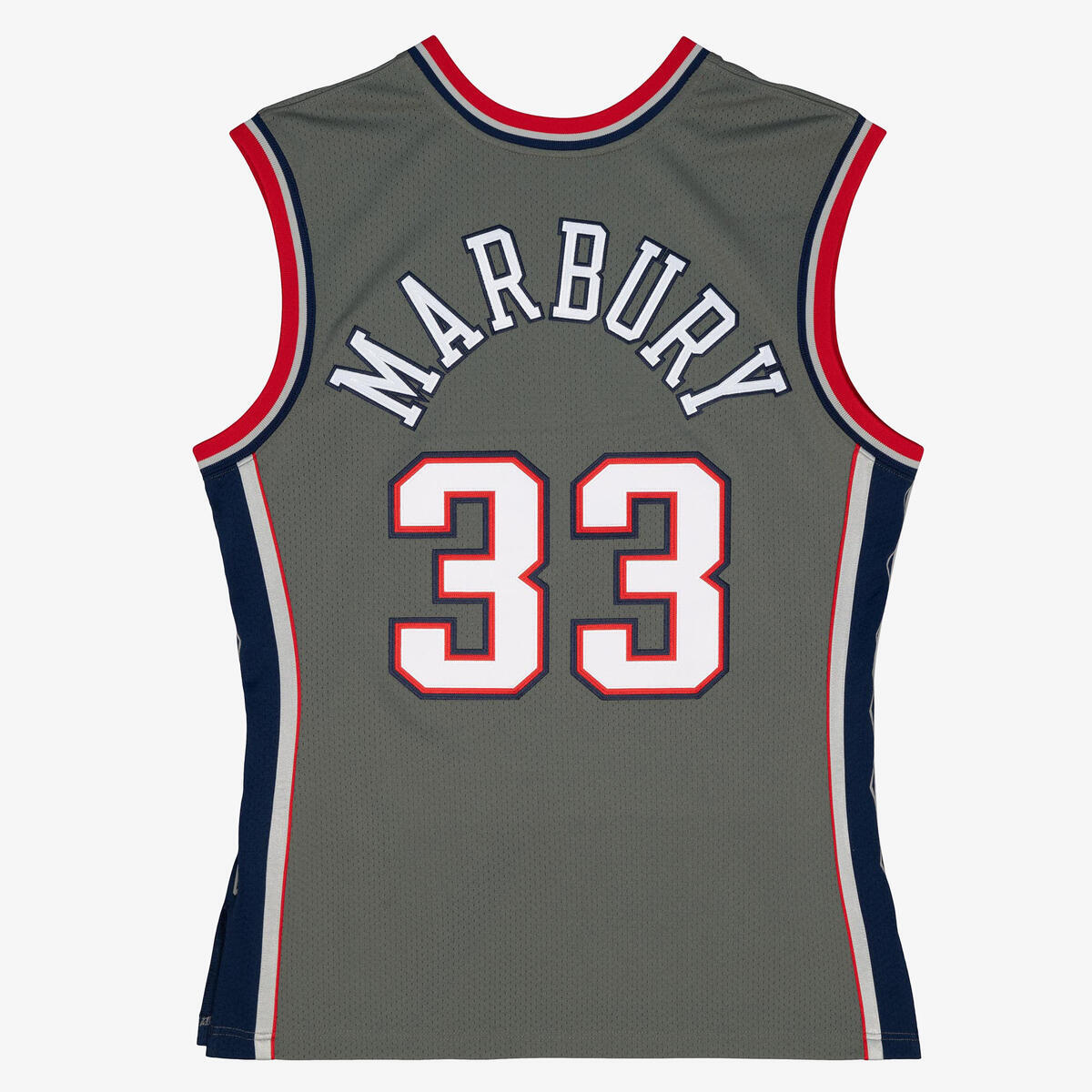 NBA ALT. JERSEY NETS 1999 STEPHON MARBURY - Pewter Grey - Image 2