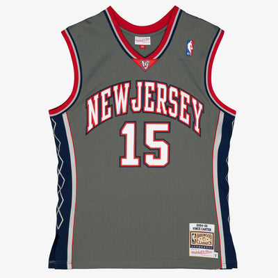 NBA ALT. JERSEY NETS 2004 VINCE CARTER - Pewter Grey - Image 1