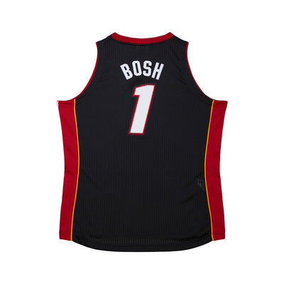 NBA ROAD FINALS JERSEY HEAT 2012 CHRIS BOSH - Black - Image 2