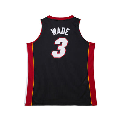 NBA ROAD FINALS JERSEY HEAT 2012 DWYNE WADE - Black - Image 2