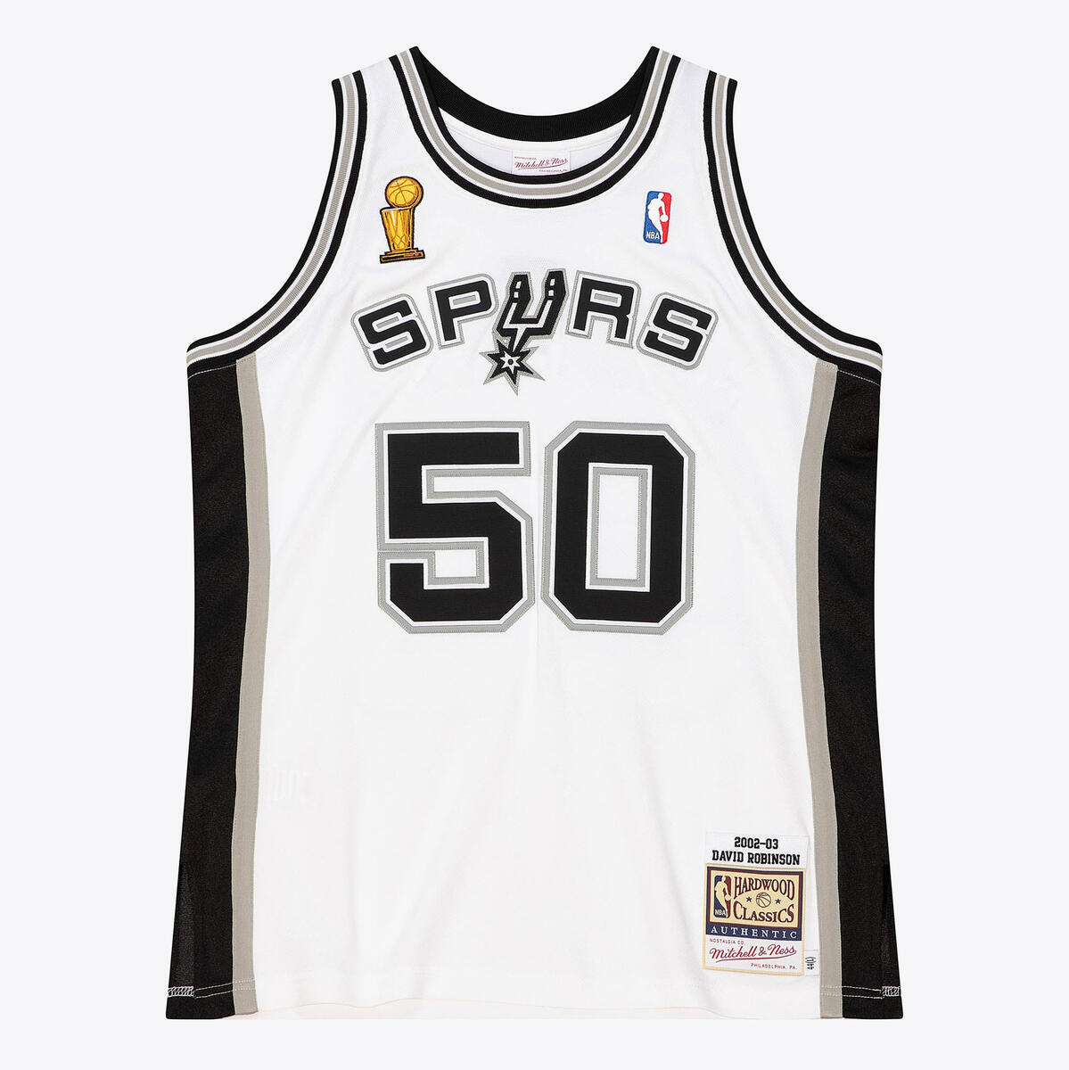 NBA HOME FINALS JERSEY SPURS 2002 DAVID ROBINSON - Image 1
