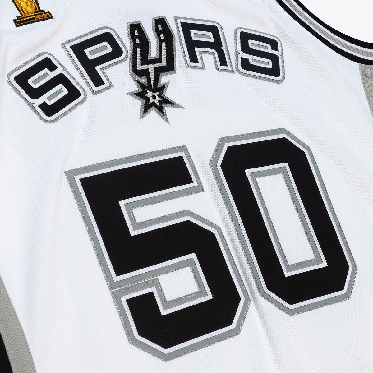 NBA HOME FINALS JERSEY SPURS 2002 DAVID ROBINSON - White - Image 3