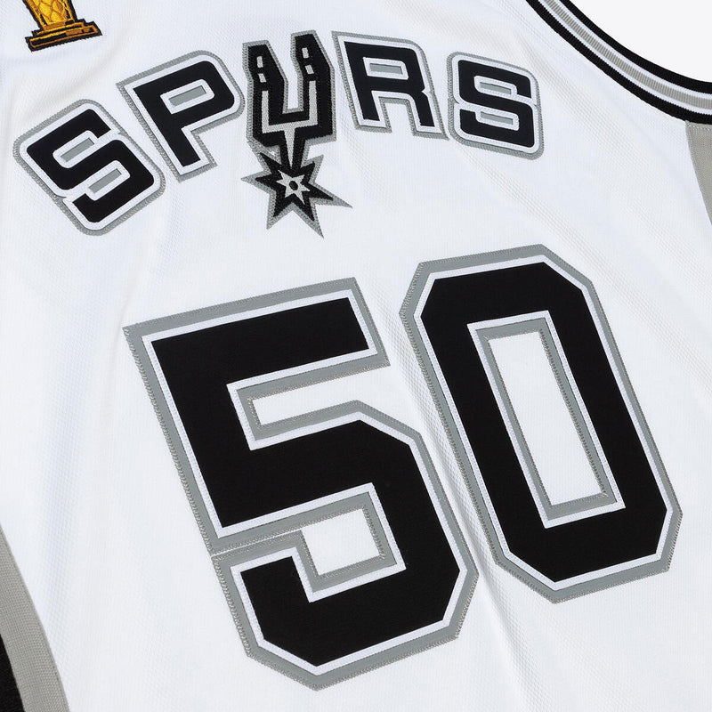 NBA HOME FINALS JERSEY SPURS 2002 DAVID ROBINSON - White - Image 3