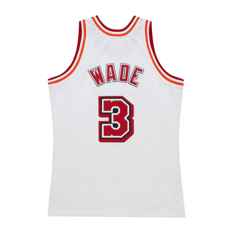 NBA HWC JERSEY HEAT 2007 DWYANE WADE White AJY45659-MHE07DWAWHIT - Image 2