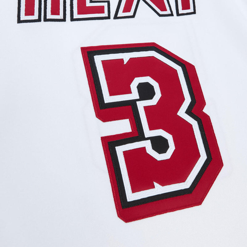 NBA HWC JERSEY HEAT 2007 DWYANE WADE White AJY45659-MHE07DWAWHIT - Image 3