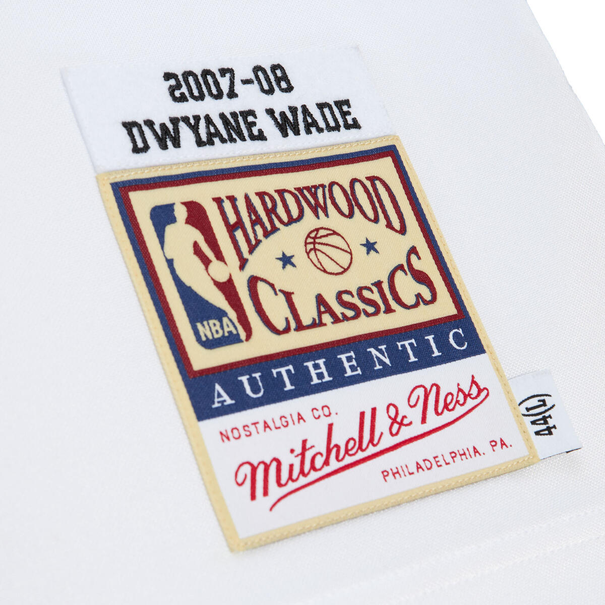 NBA HWC JERSEY HEAT 2007 DWYANE WADE White AJY45659-MHE07DWAWHIT - Image 4