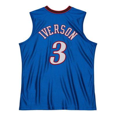 NBA ALTERNATE JERSEY 76ERS 2001 ALLEN IVERSON Royal AJY46164-P7601AIVROYA - Image 3