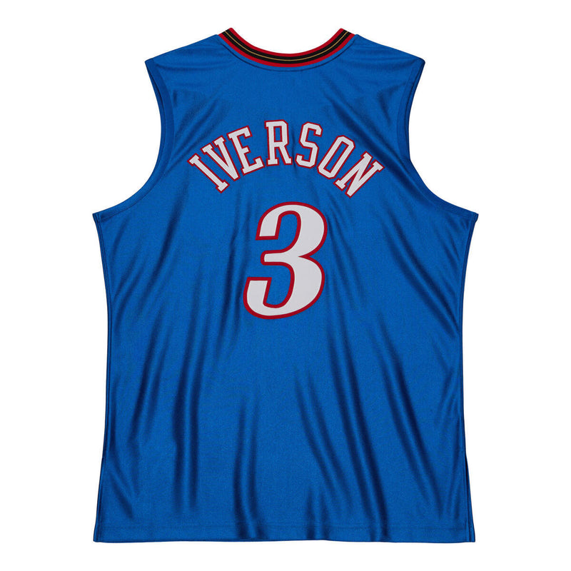 NBA ALTERNATE JERSEY 76ERS 2001 ALLEN IVERSON Royal AJY46164-P7601AIVROYA - Image 3