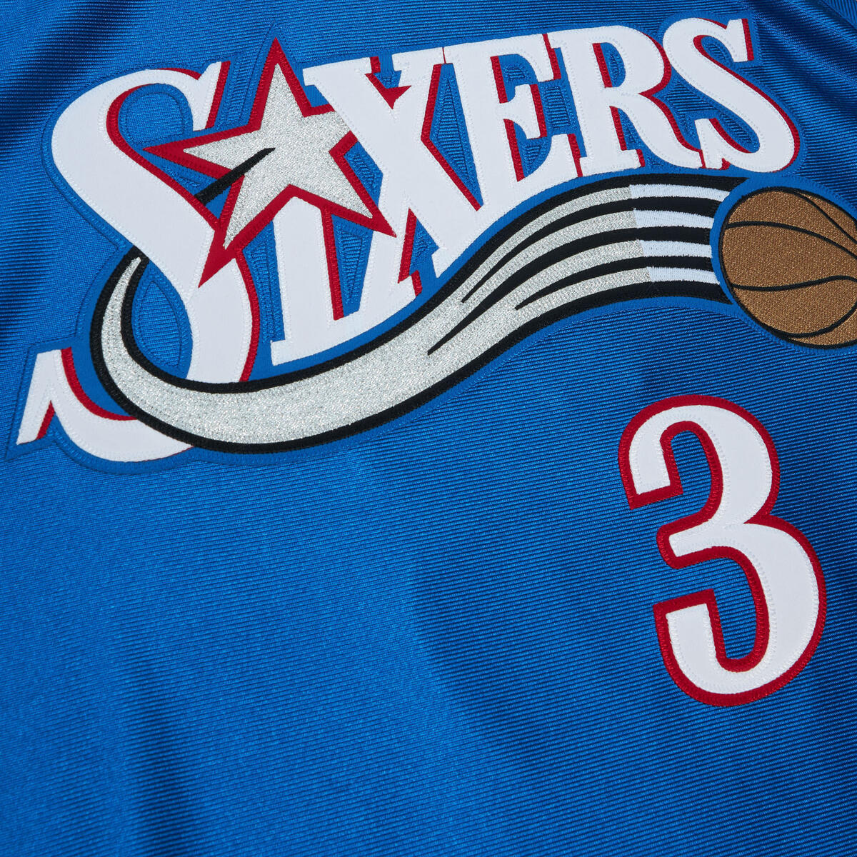 NBA ALTERNATE JERSEY 76ERS 2001 ALLEN IVERSON Royal AJY46164-P7601AIVROYA - Image 2