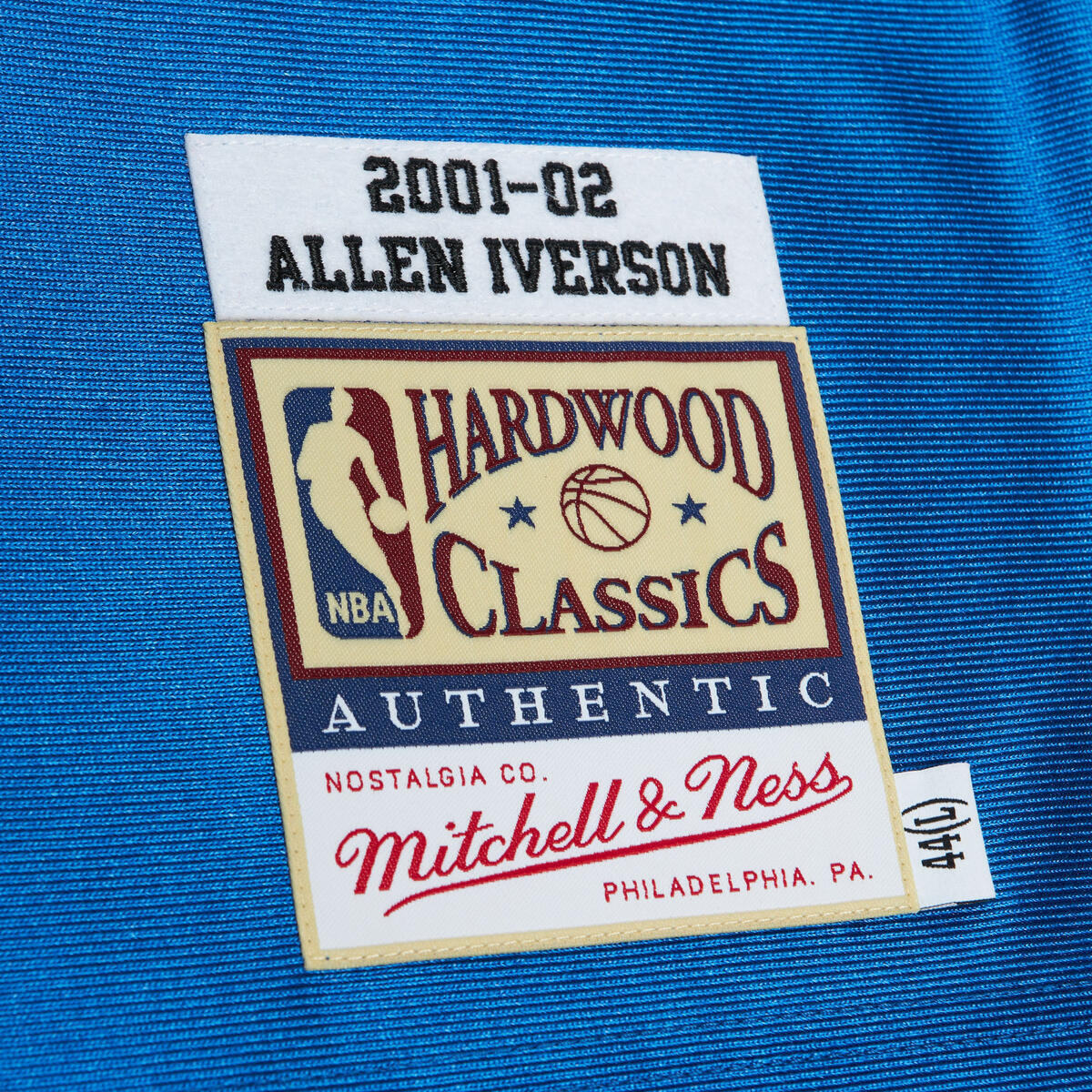 NBA ALTERNATE JERSEY 76ERS 2001 ALLEN IVERSON Royal AJY46164-P7601AIVROYA - Image 4