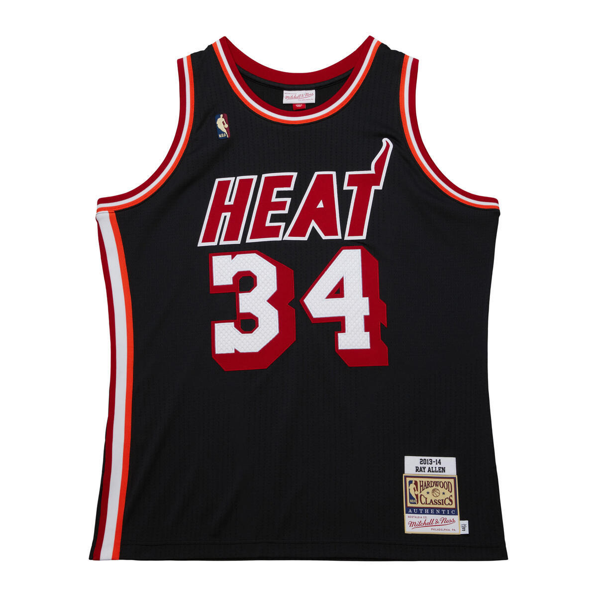 NBA DARK HWC JERSEY HEAT 2013 RAY ALLEN - Black - Image 1