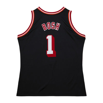 NBA DARK HWC JERSEY HEAT 2013 CHRIS BOSH - Black - Image 2