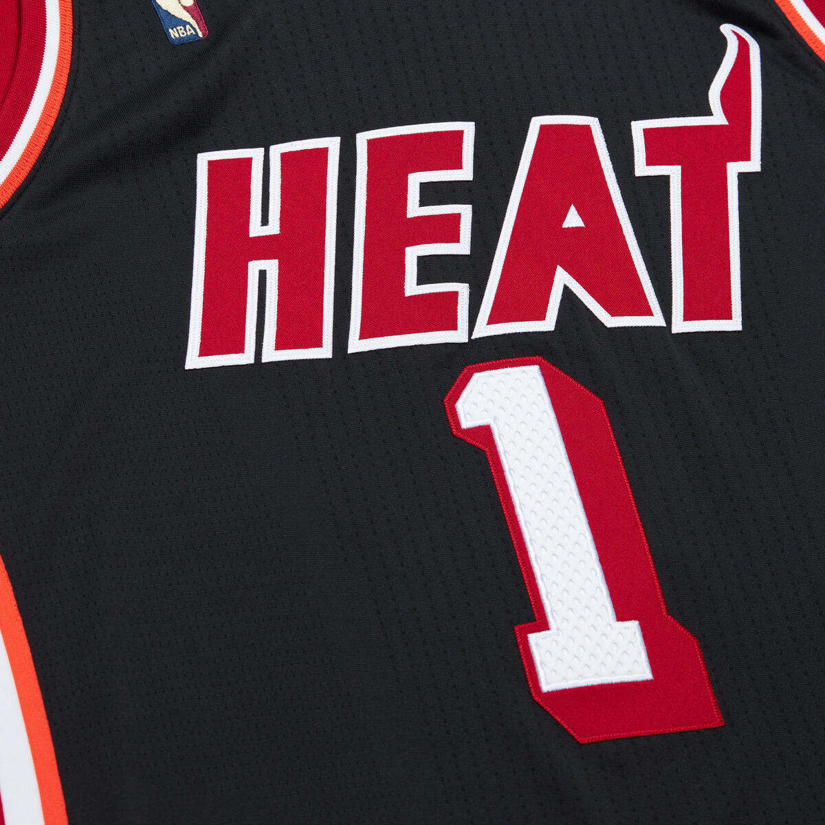 NBA DARK HWC JERSEY HEAT 2013 CHRIS BOSH - Black - Image 4