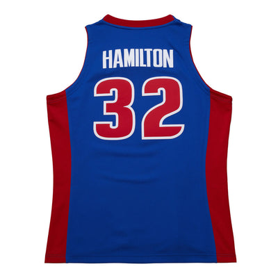 NBA DARK FINALS JERSEY PISTONS 2003 RICHARD HAMILTON - Royal - Image 2