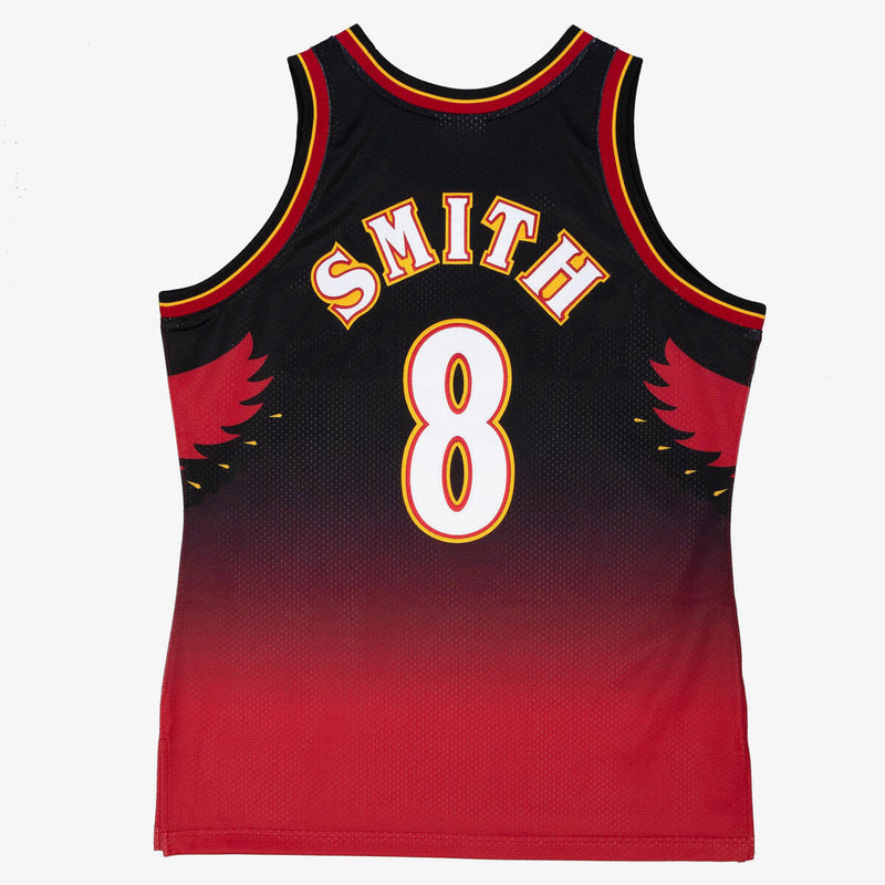 NBA AUTHENTIC JERSEY HAWKS 1996 STEVE SMITH - Scarlet - Image 2