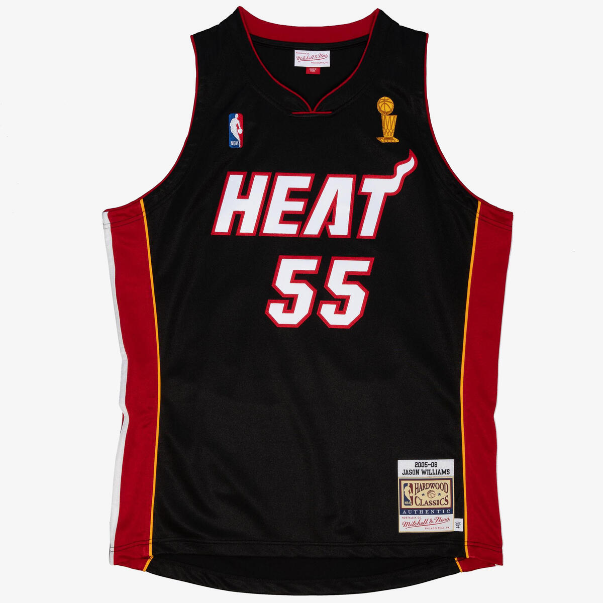 NBA AUTHENTIC ROAD FINALS JERSEY HEAT 2006 JASON WILLIAMS - Black - Image 1