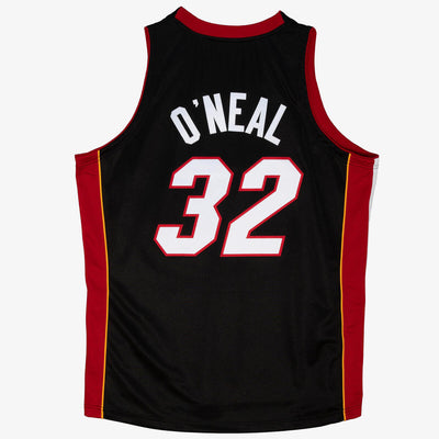 NBA AUTHENTIC ROAD FINALS JERSEY HEAT 2006 SHAQUILLE O'NEAL - Black - Image 2