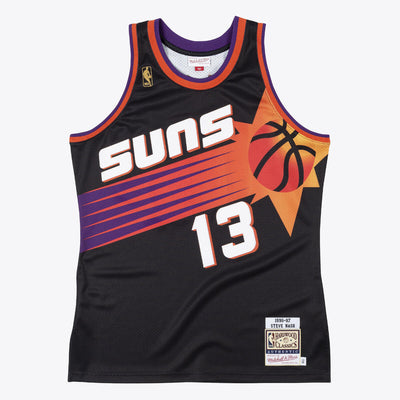 NBA AUTHENTIC ROAD JERSEY SUNS 96-97 STEVE NASH Black AJY4AC18074-PSUBLCK96SNA - Image 5