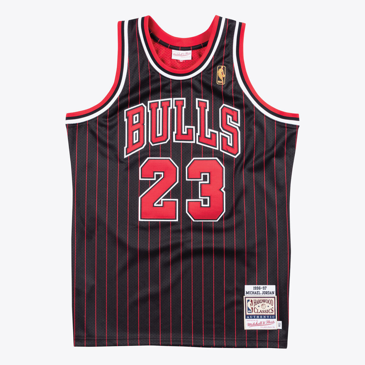 NBA AUTHENTIC ALTERNATE JERSEY BULLS 1996 MICHAEL JORDAN - Black - Image 1