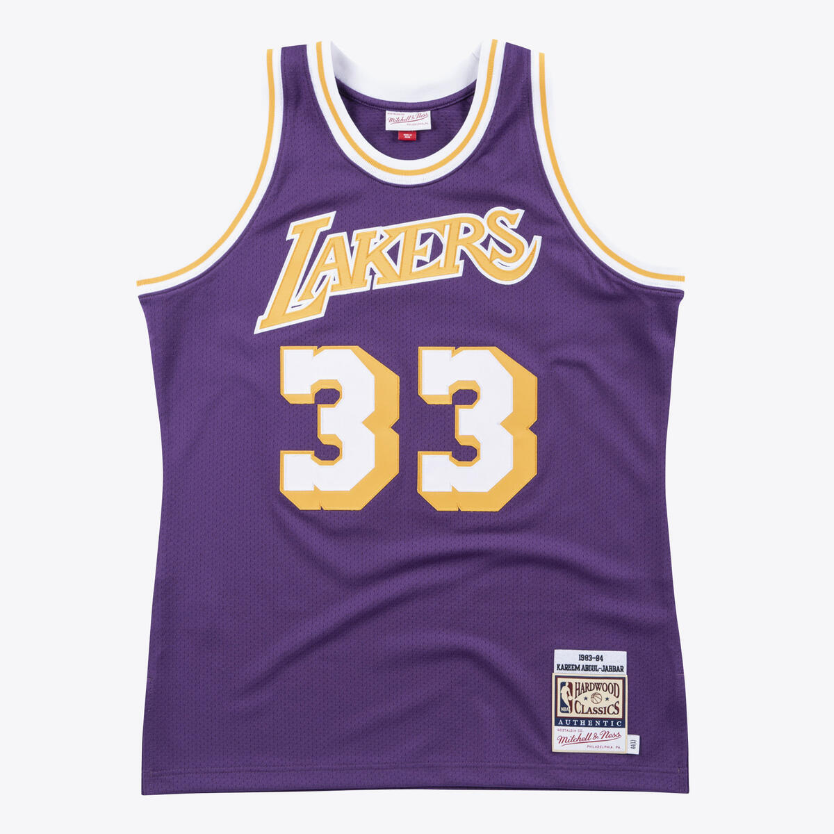 AUTHENTIC JERSEY 1983 LAKERS KAREEM ABDUL-JABBAR Purple AJY4AC19034-LALPURP83KAB - Image 4