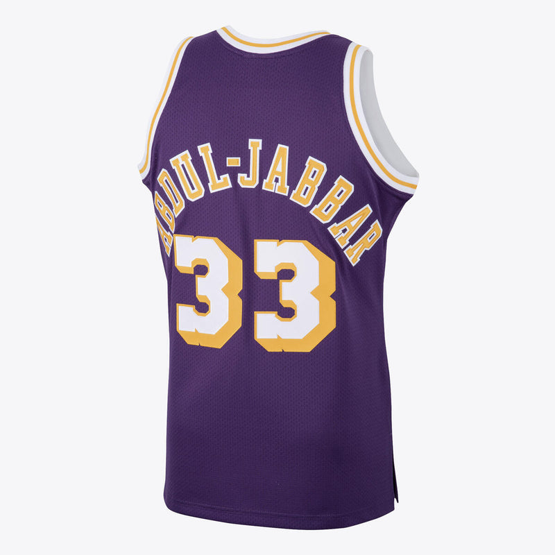 AUTHENTIC JERSEY 1983 LAKERS KAREEM ABDUL-JABBAR Purple AJY4AC19034-LALPURP83KAB - Image 1