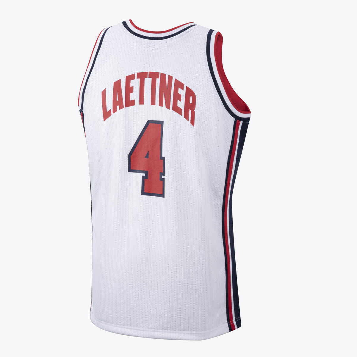 NBA AUTHENTIC JERSEY USA 1992 CHRISTIAN LAETTNER White AJY4AC19082-USAWHIT92CLA - Image 1