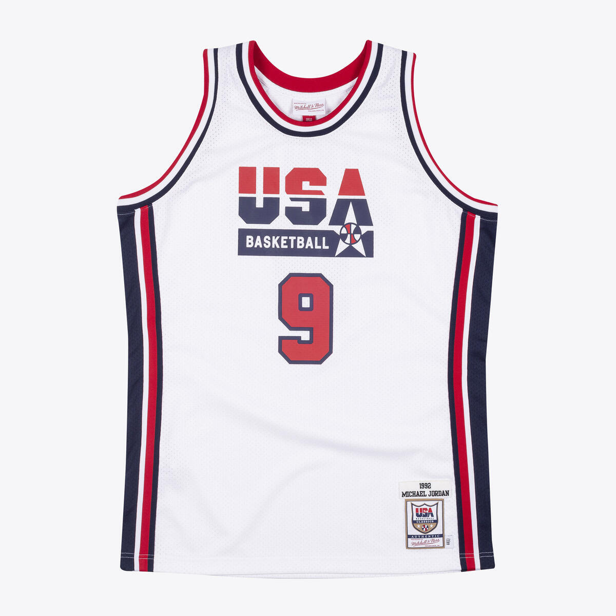 NBA AUTHENTIC JERSEY USA 1992 MICHAEL JORDAN - White - Image 1