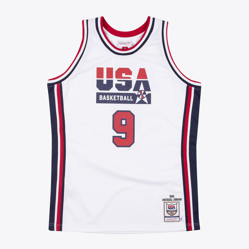 NBA AUTHENTIC JERSEY USA 1992 MICHAEL JORDAN - White - Image 1