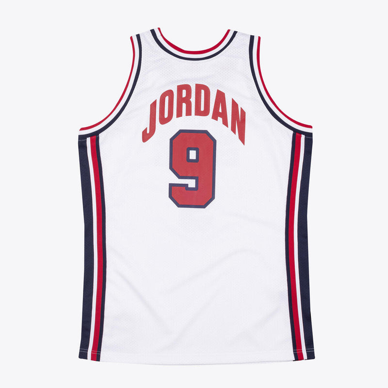 NBA AUTHENTIC JERSEY USA 1992 MICHAEL JORDAN - White - Image 2