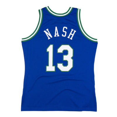 NBA AUTHENTIC JERSEY MAVERICKS 1998 STEVE NASH - Royal - Image 2