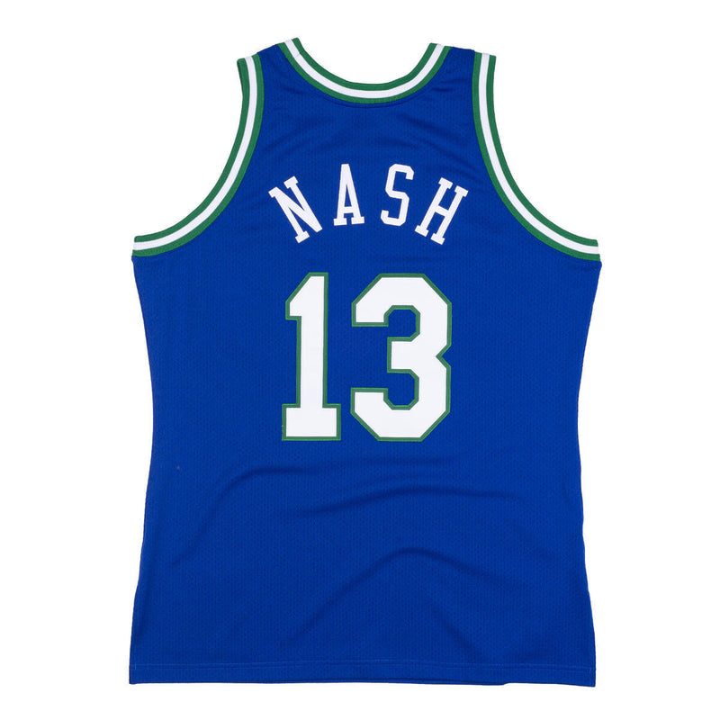 NBA AUTHENTIC JERSEY MAVERICKS 1998 STEVE NASH - Royal - Image 2