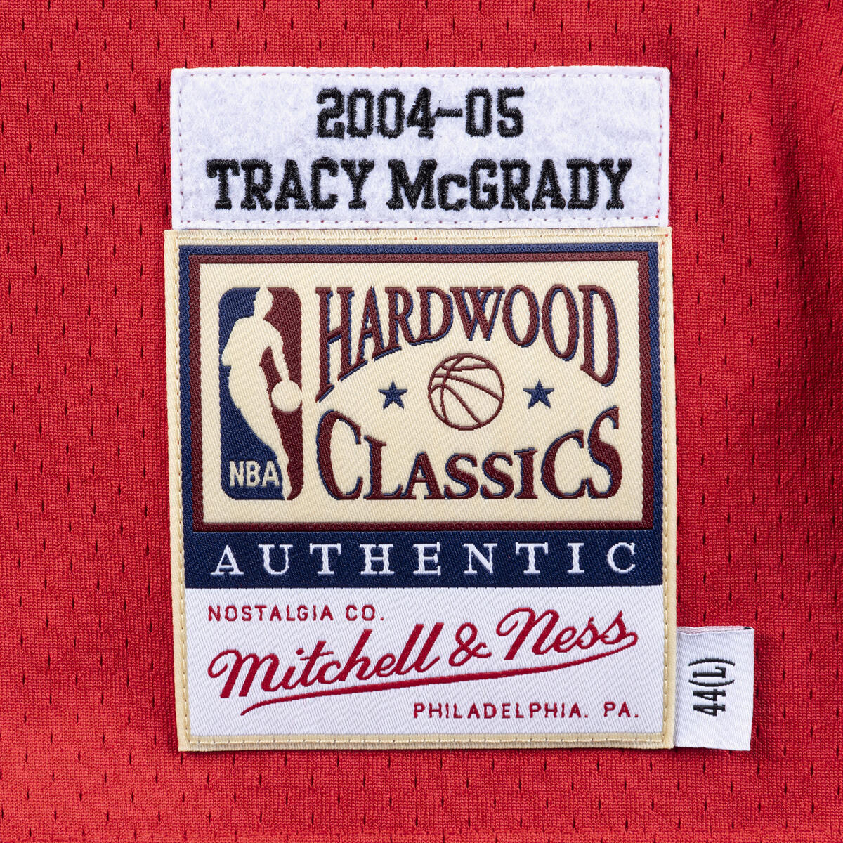 NBA AUTHENTIC JERSEY ROCKETS 2004 TRACY MCGRADY - Scarlet - Image 3