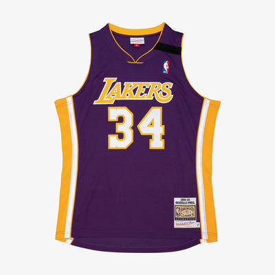 NBA AUTHENTIC JERSEY LAKERS 1999 SHAQUILLE O'NEAL - Purple - Image 1
