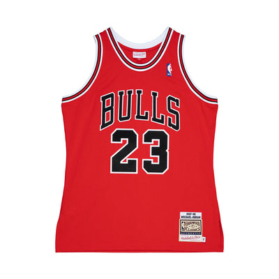 NBA AUTHENTIC JERSEY BULLS 1997 MICHAEL JORDAN - University Red - Image 1