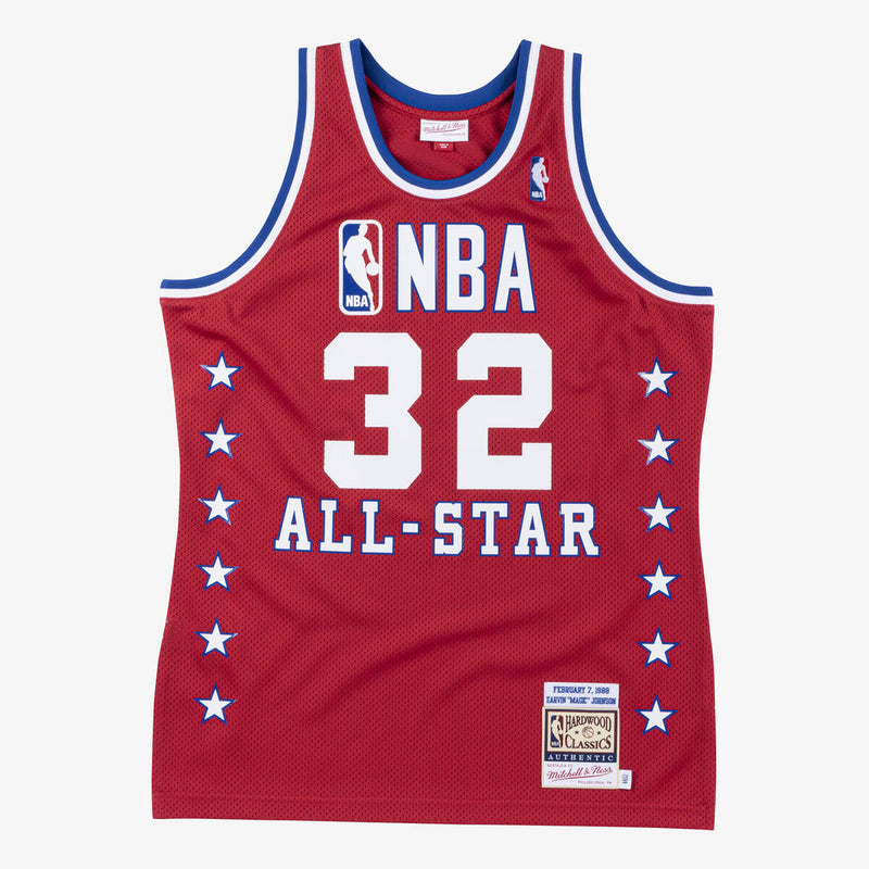 NBA AUTHENTIC JERSEY ALL-STAR 1988 MAGIC JOHNSON - Scarlet - Image 1