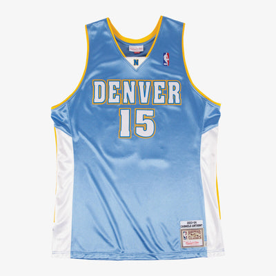 NBA AUTHENTIC JERSEY NUGGETS 2003 CARMELO ANTHONY - Light Blue - Image 1