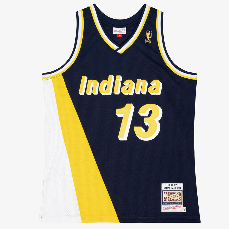 NBA AUTHENTIC JERSEY PACERS 1996 MARK JACKSON - Navy - Image 1
